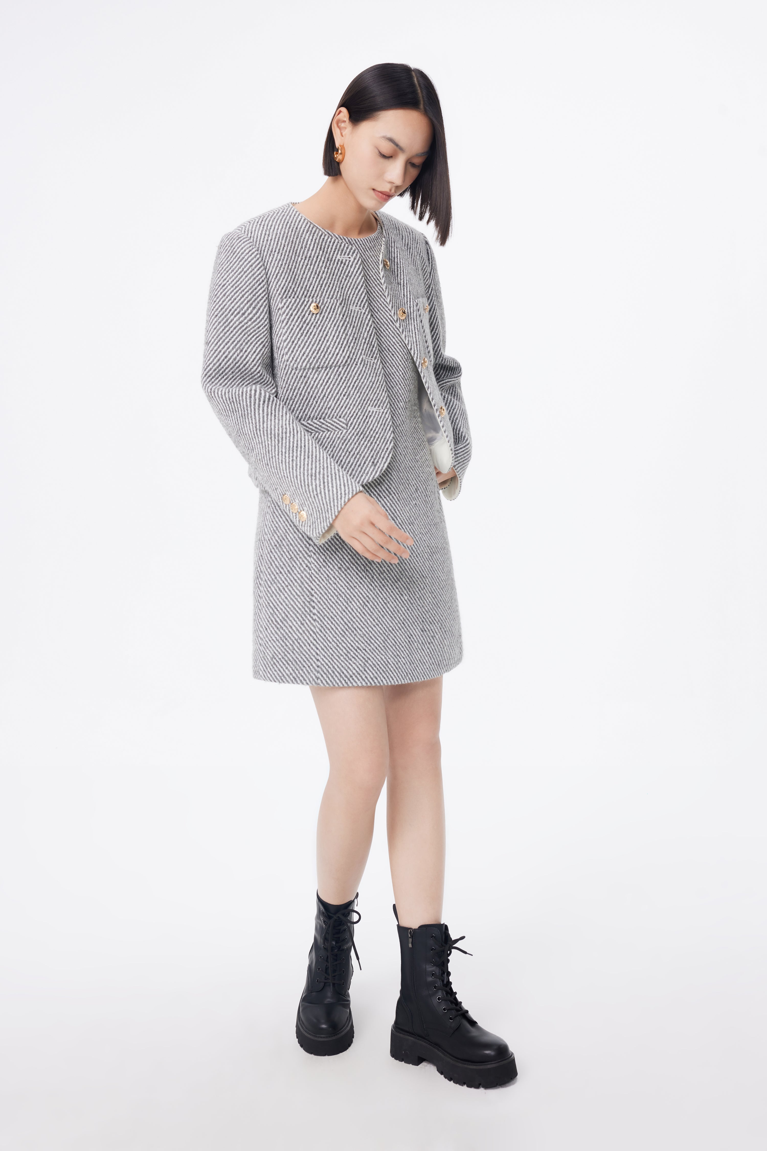Lily - Veste - Gris Moyen