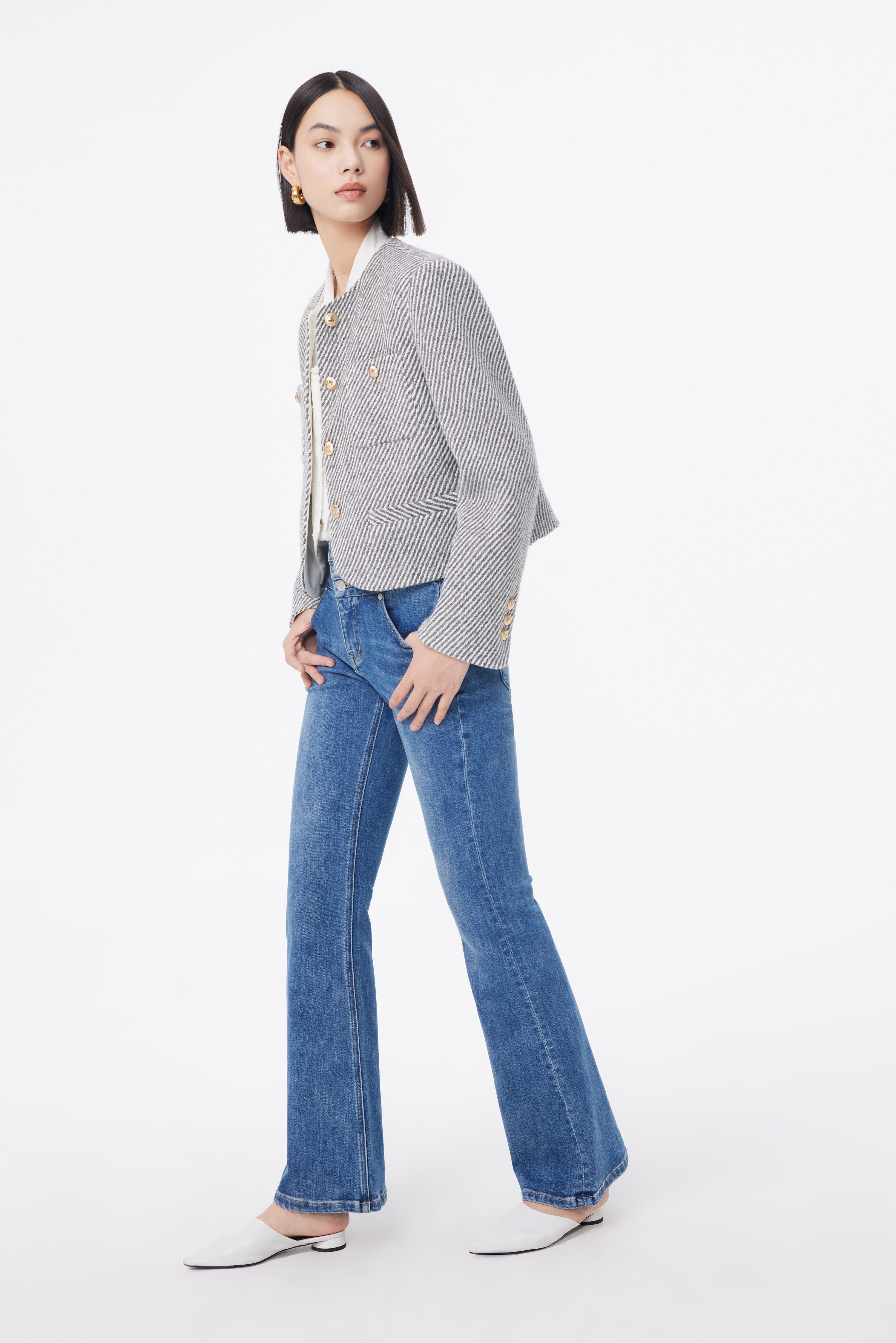 Lily - Veste - Gris Moyen