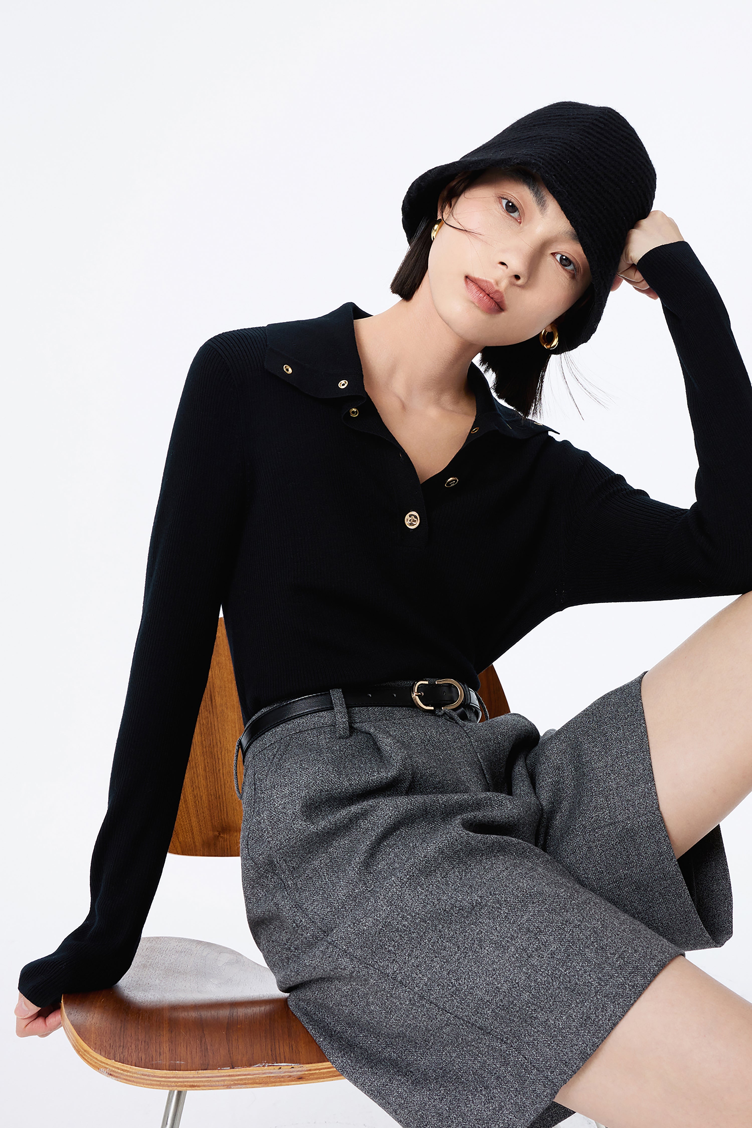 Lily - Pull - Noir