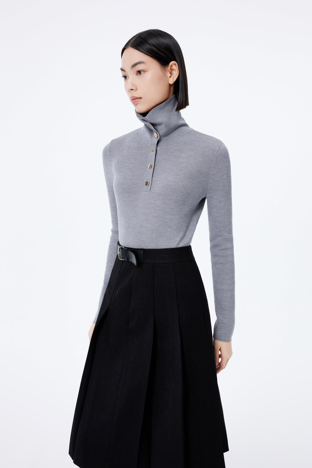 Lily - Pull - Gris Blanchâtre