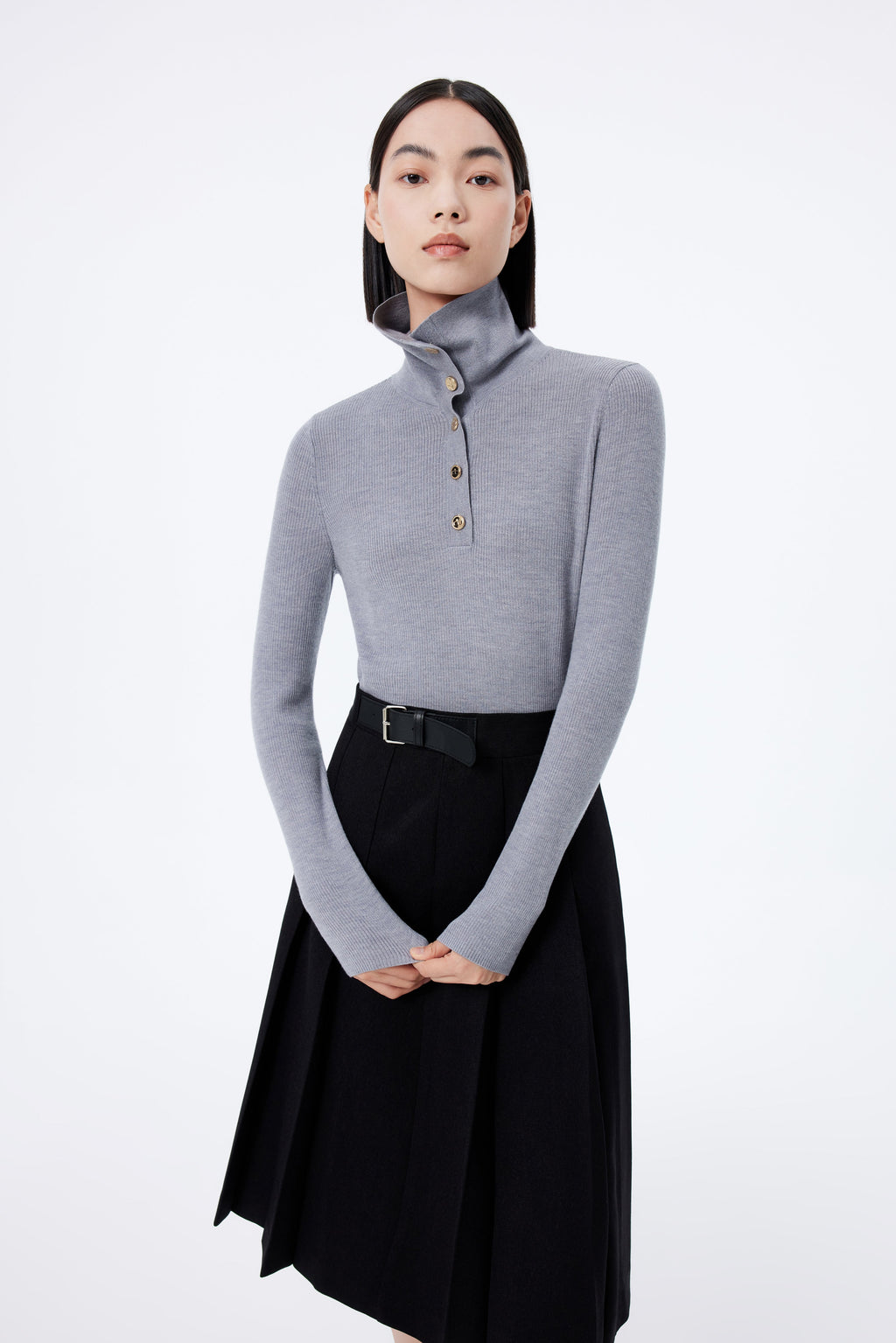 Lily - Pull - Gris Blanchâtre
