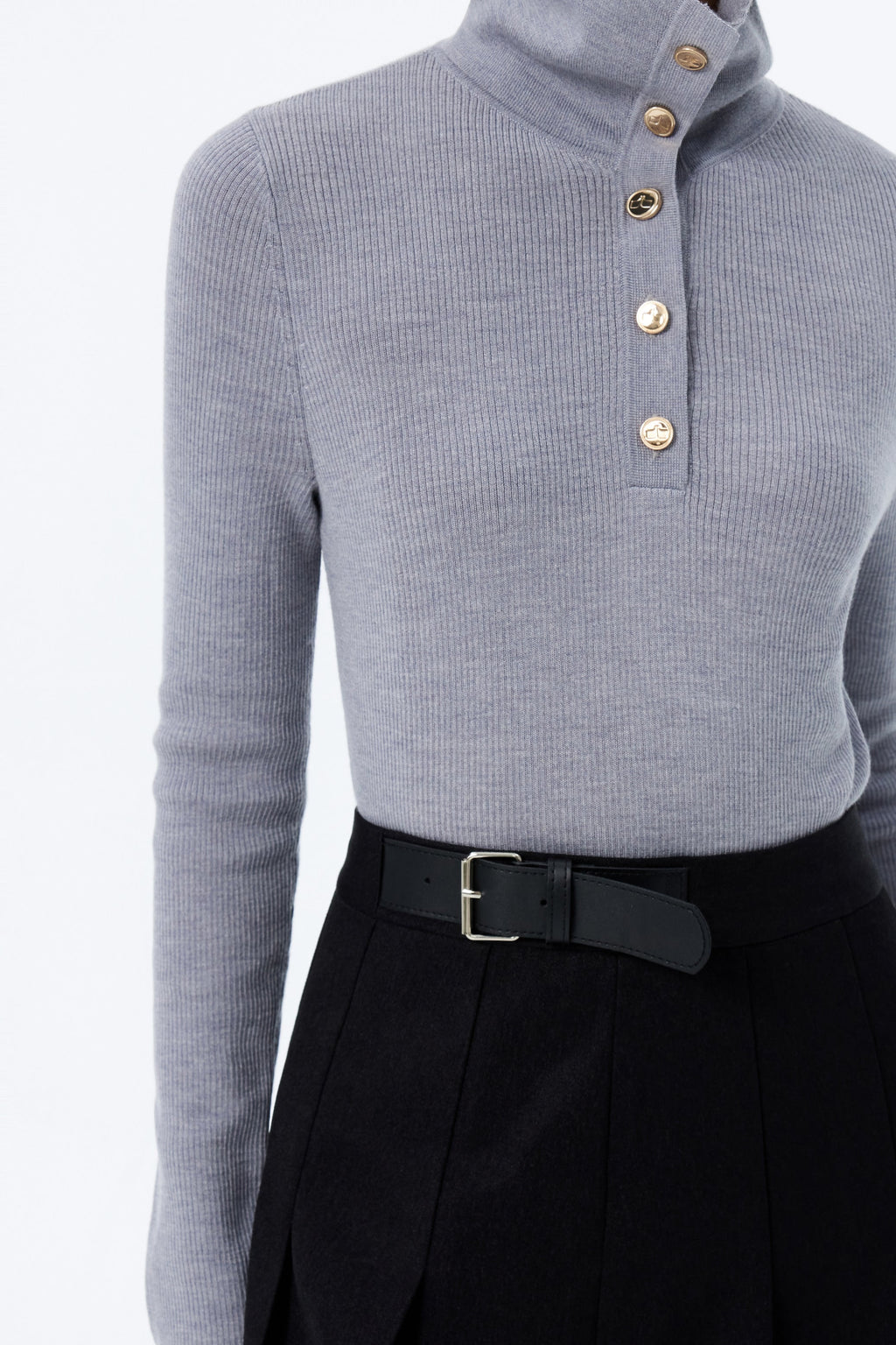 Lily - Pull - Gris Blanchâtre