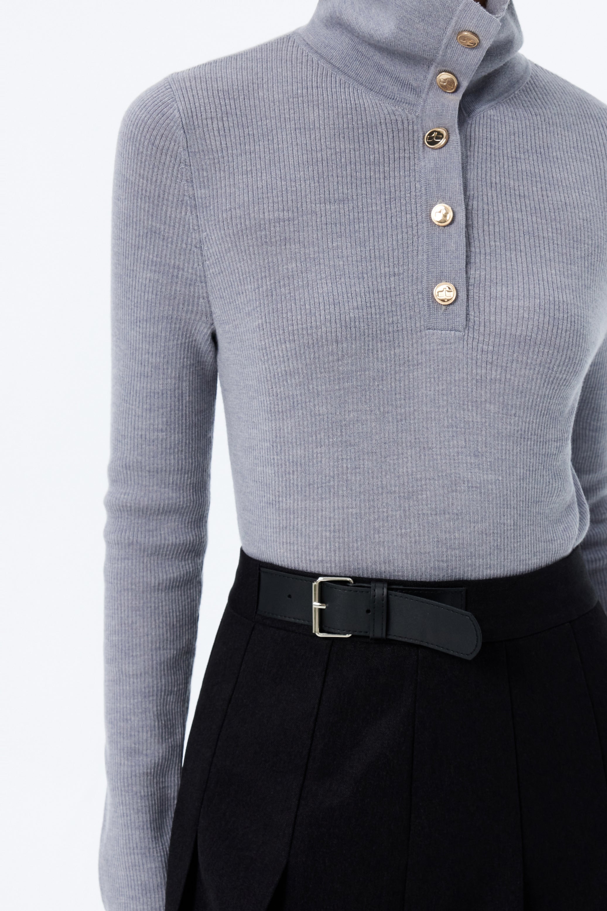 Lily - Pull - Gris Blanchâtre
