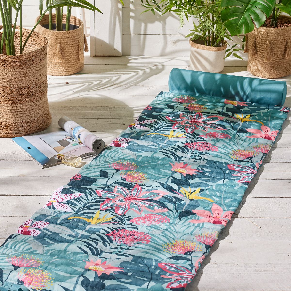 Amazonia - Matelas De Plage - Bleu