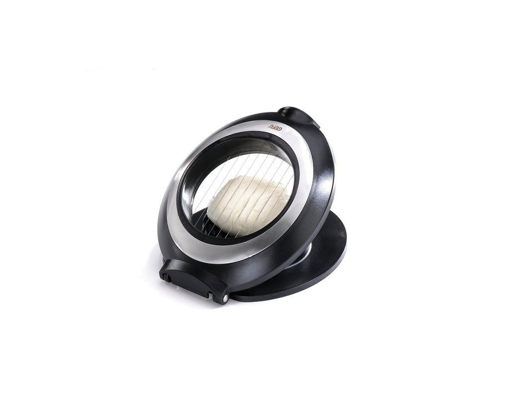 Toscana - Tranche-Mozzarella - Lame Acier Inoxydable - Noir/Argent