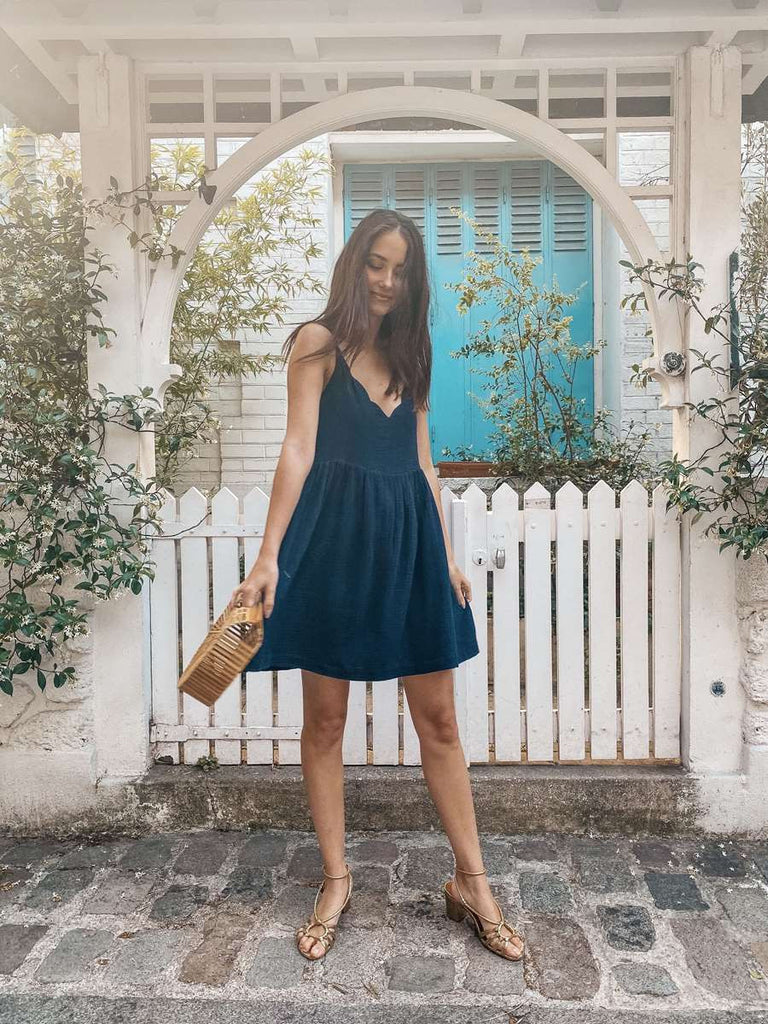 Robe Adèle Marine