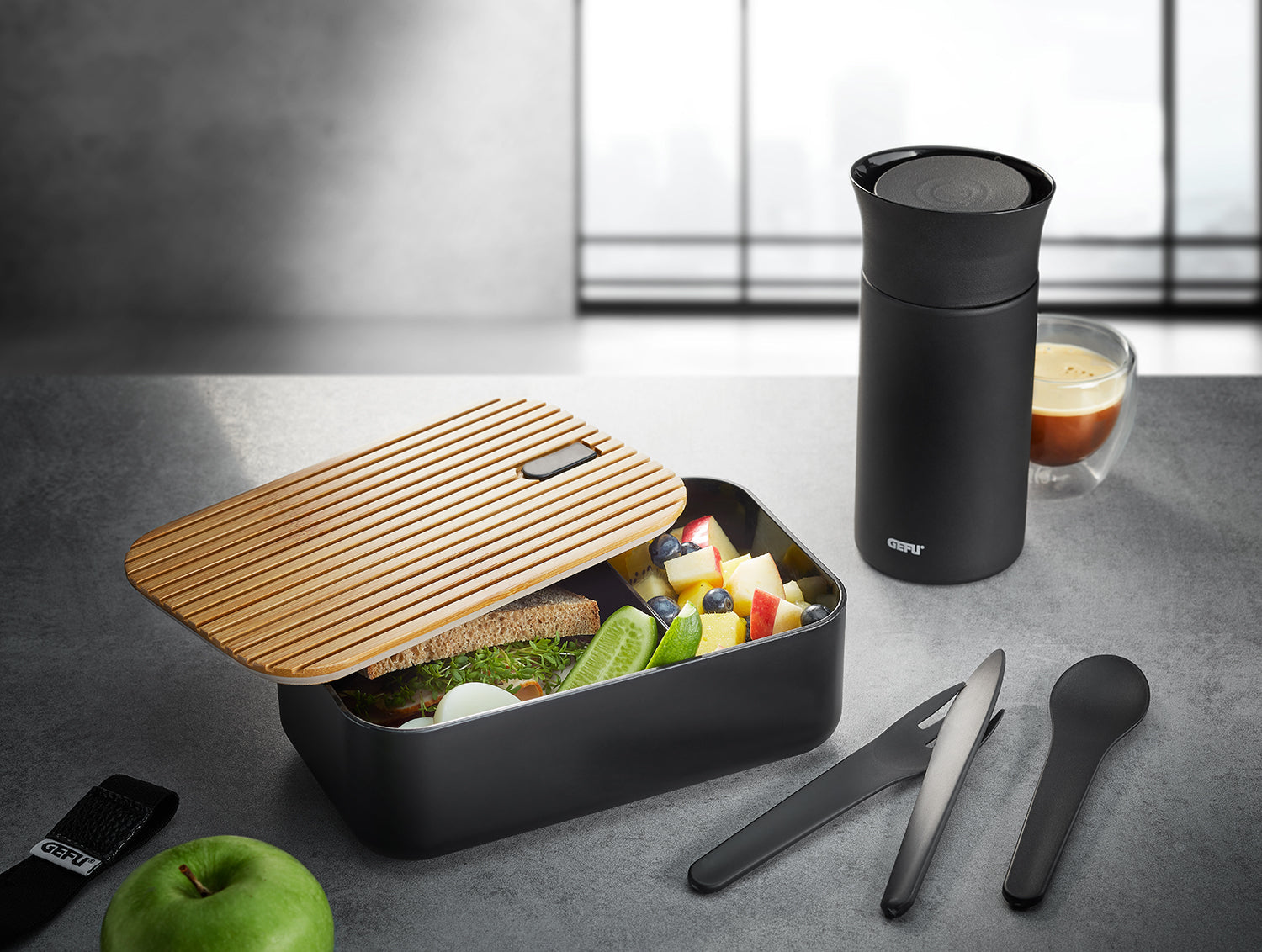 Enviro - Lunch Box - Noir/Brun