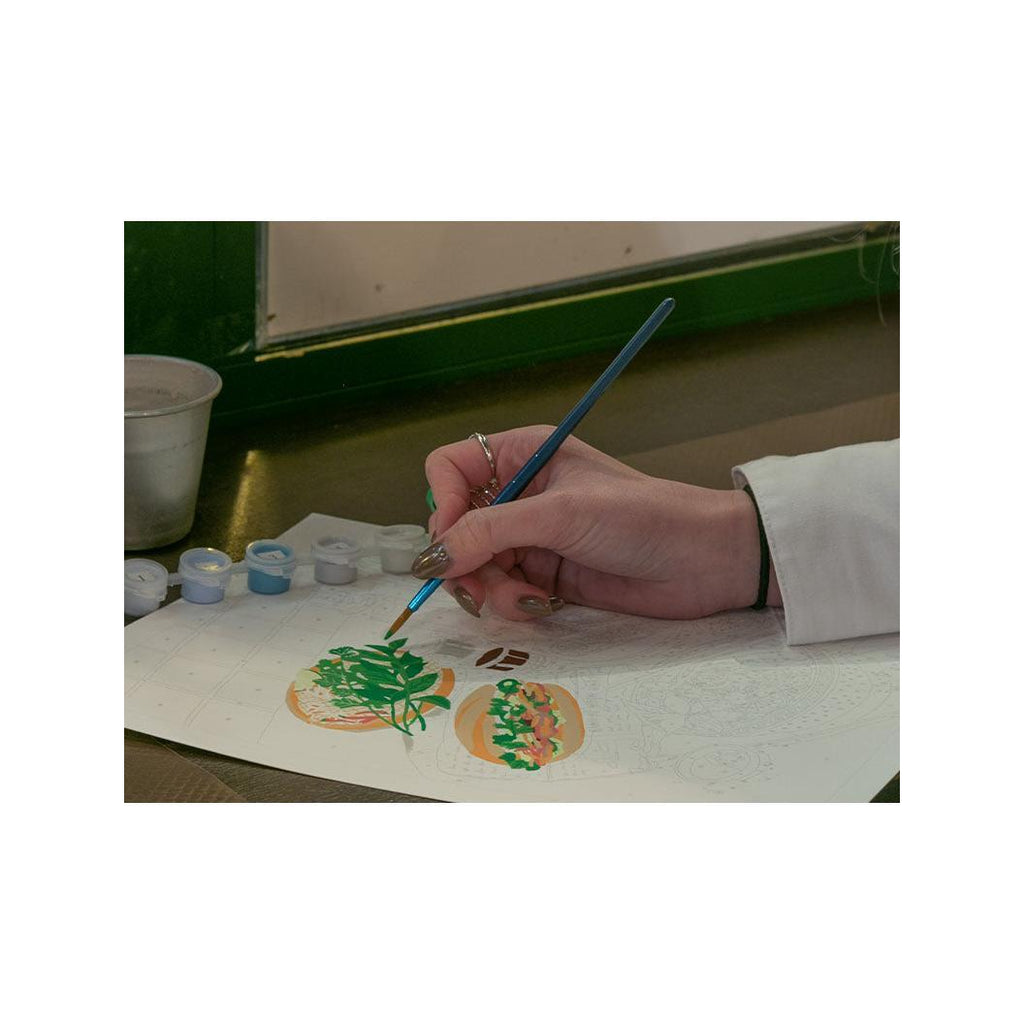 Coffret Peinture Au Numéro - Petit Pinceau - Vietnamese Food Par Jayne Wong