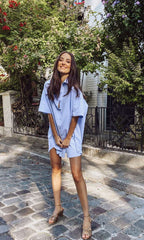 Robe Lisa Bleu Coton