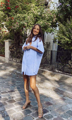Robe Lisa Bleu Coton