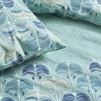 Sunshine - Parure De Lit Motif 16.17 - Celadon
