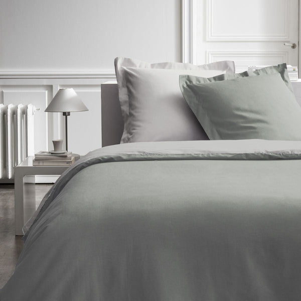 Percale Permanent Premium - Parure De Lit Bicolore Percale - Dune