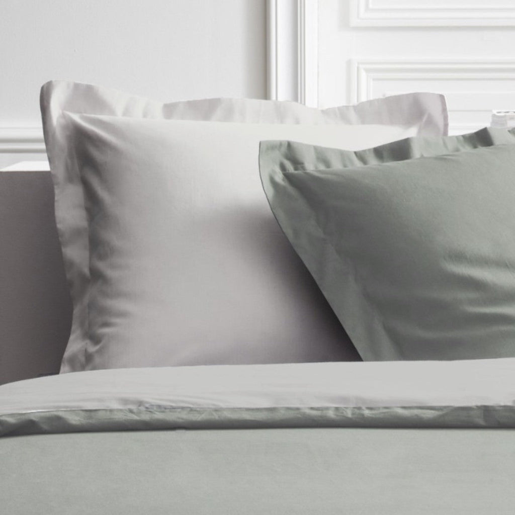 Percale Permanent Premium - Parure De Lit Bicolore Percale - Dune