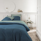 Percale Permanent Premium - Parure De Lit Tricolore Percale - Celadon