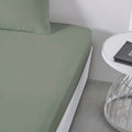 Percale Permanent Premium - Drap Housse Percale - Sauge