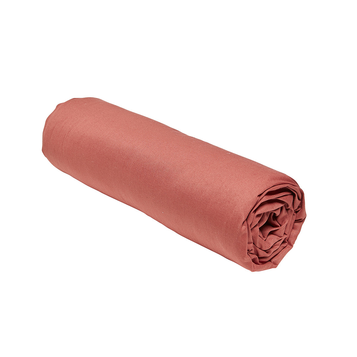 Percale Permanent Premium - Drap Housse Percale - Terracotta