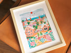 Coffret Peinture Au Numéro - Petit Pinceau - Barcelona Par Dazlstudio
