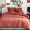 Gaze De Coton - Parure De Lit - Terracotta
