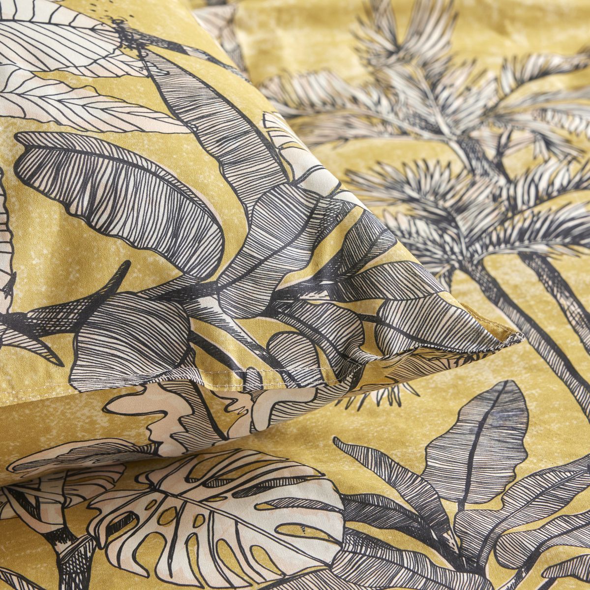 Sunshine - Parure De Lit Motif 0.15 - Ocre