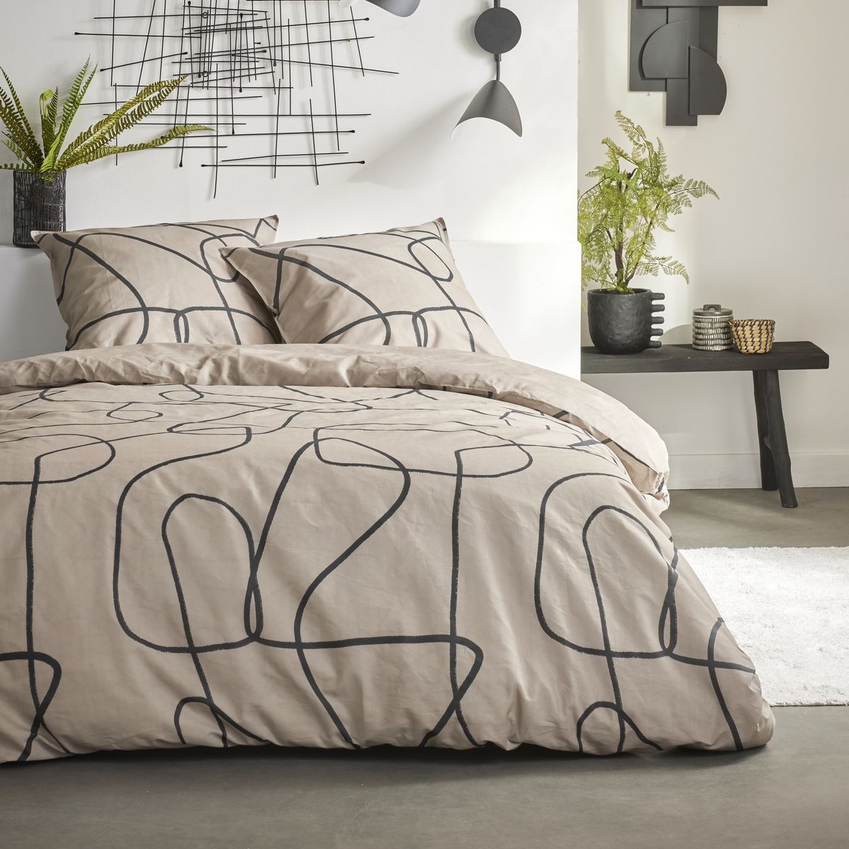 Sunshine - Parure De Lit Motif 0.20 - Beige