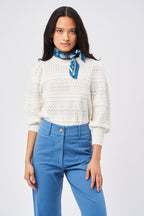 Pantalon Peneloppe Twill - Bleu Dauphin