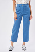 Pantalon Peneloppe Twill - Bleu Dauphin