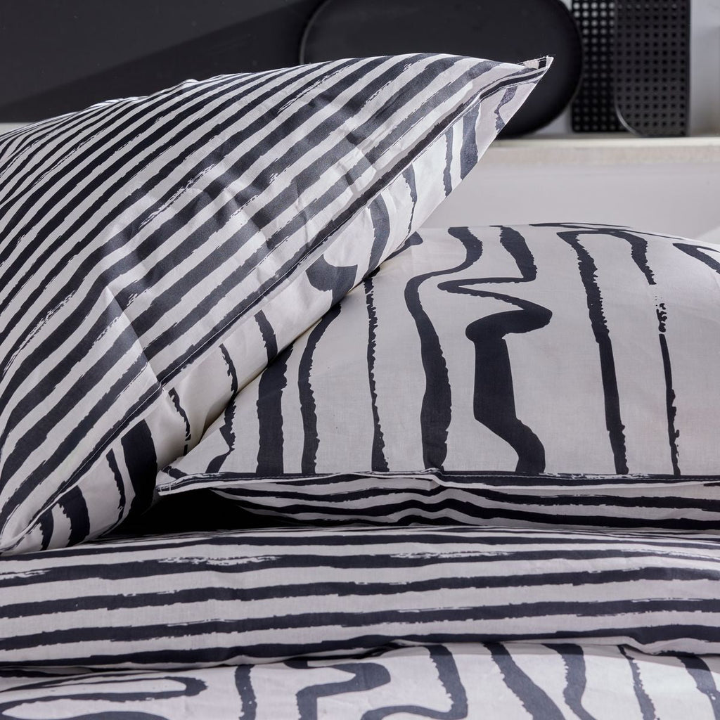 Sunshine - Parure De Lit Motif 17.31 - Noir