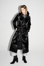Trench Lauren Mercurio Black Fabriqué En Italie