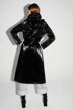 Trench Lauren Mercurio Black Fabriqué En Italie