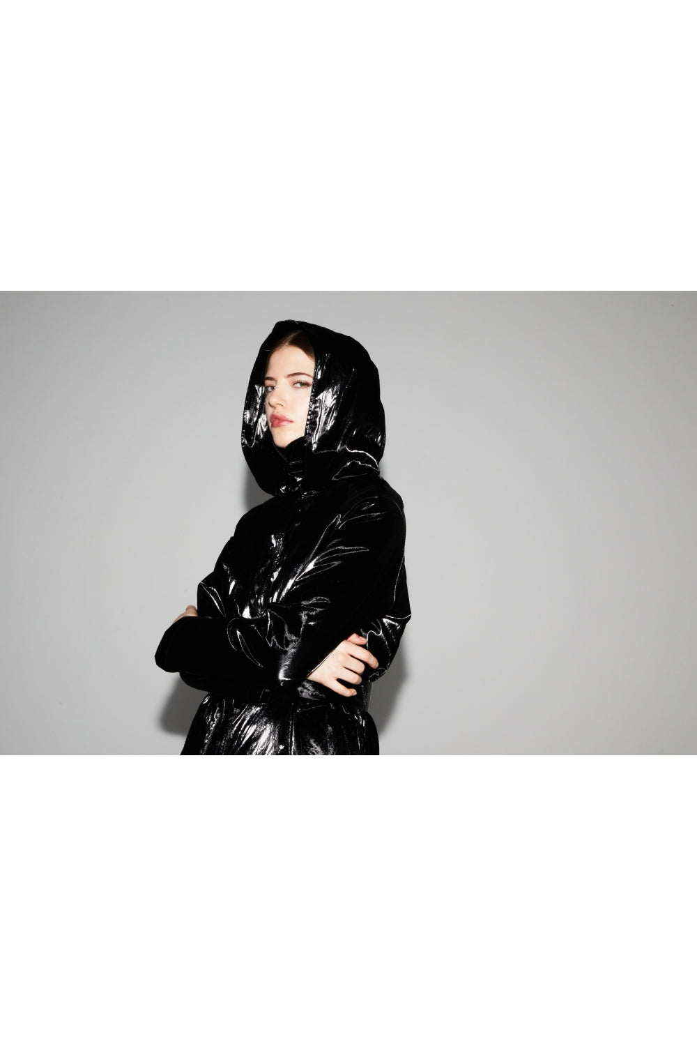 Trench Lauren Mercurio Black Fabriqué En Italie