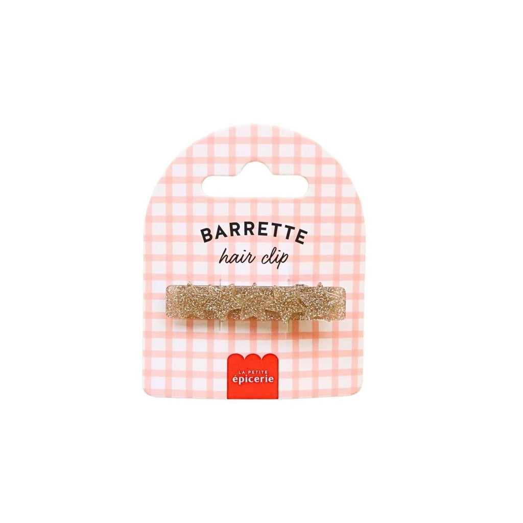 Barrette Cheveux - Etoile Champagne