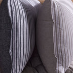 French Port - Coussin Chambray - Bleu