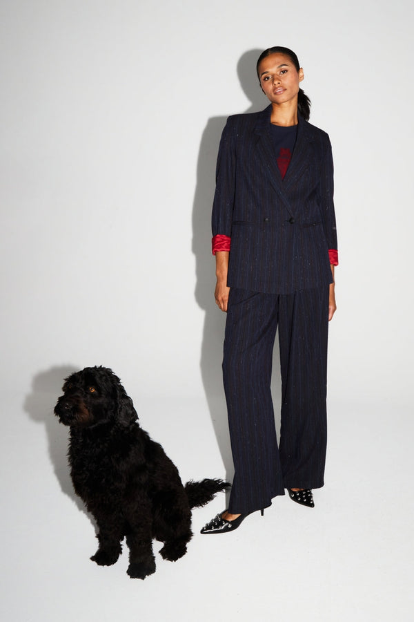 Blazer Ema Héritage Navy Fabriqué En Italie