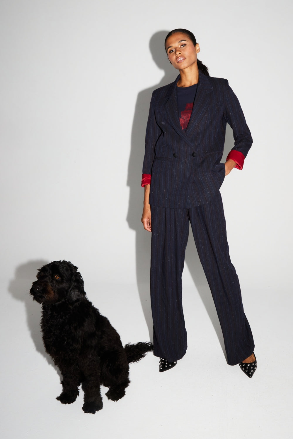 Blazer Ema Héritage Navy Fabriqué En Italie