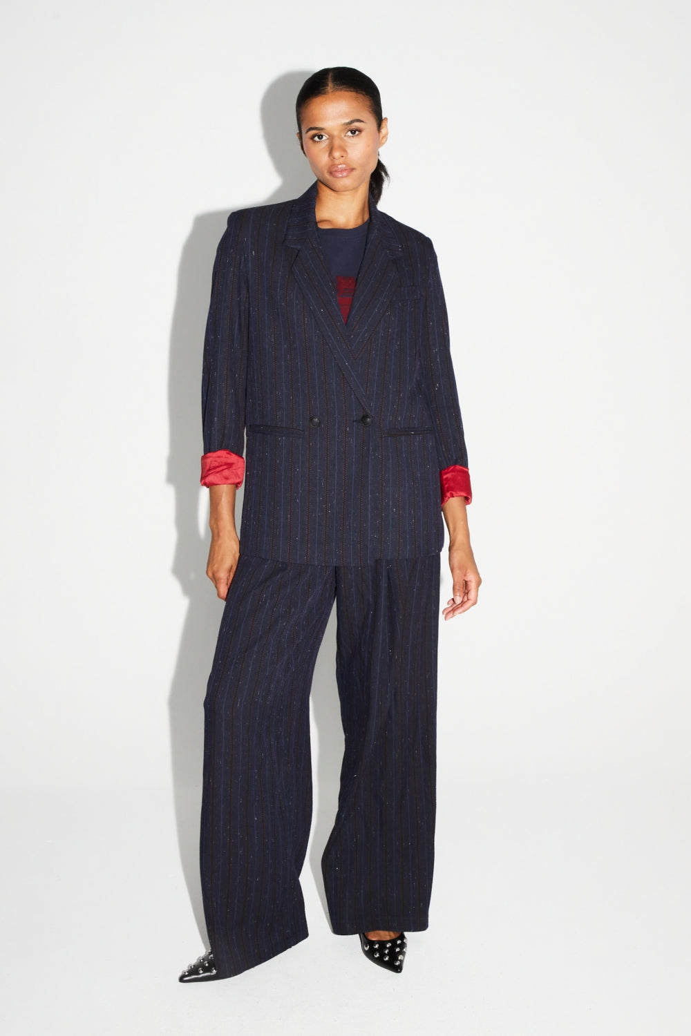 Blazer Ema Héritage Navy Fabriqué En Italie