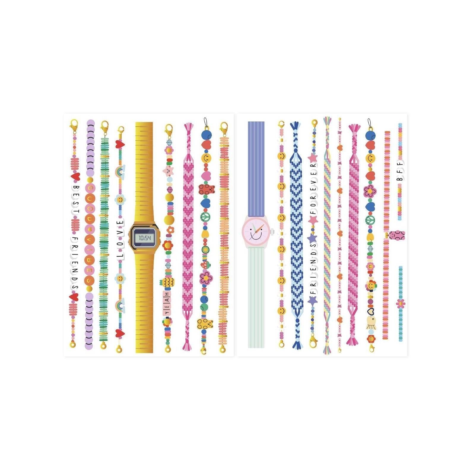Pochette De 20 Tattoos - Bracelets