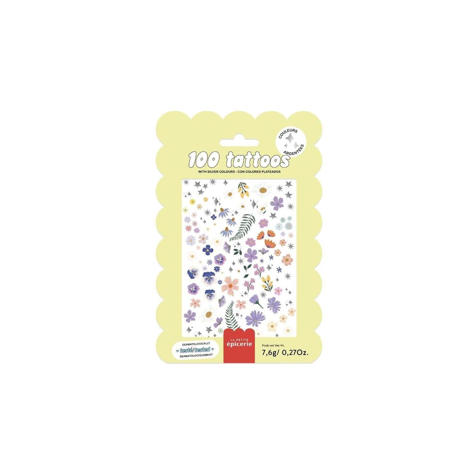 Pochette De 100 Tattoos - Fleurs