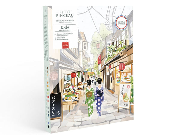 Coffret Peinture Au Numéro - Petit Pinceau Kyoto Par La Petite Epicerie
