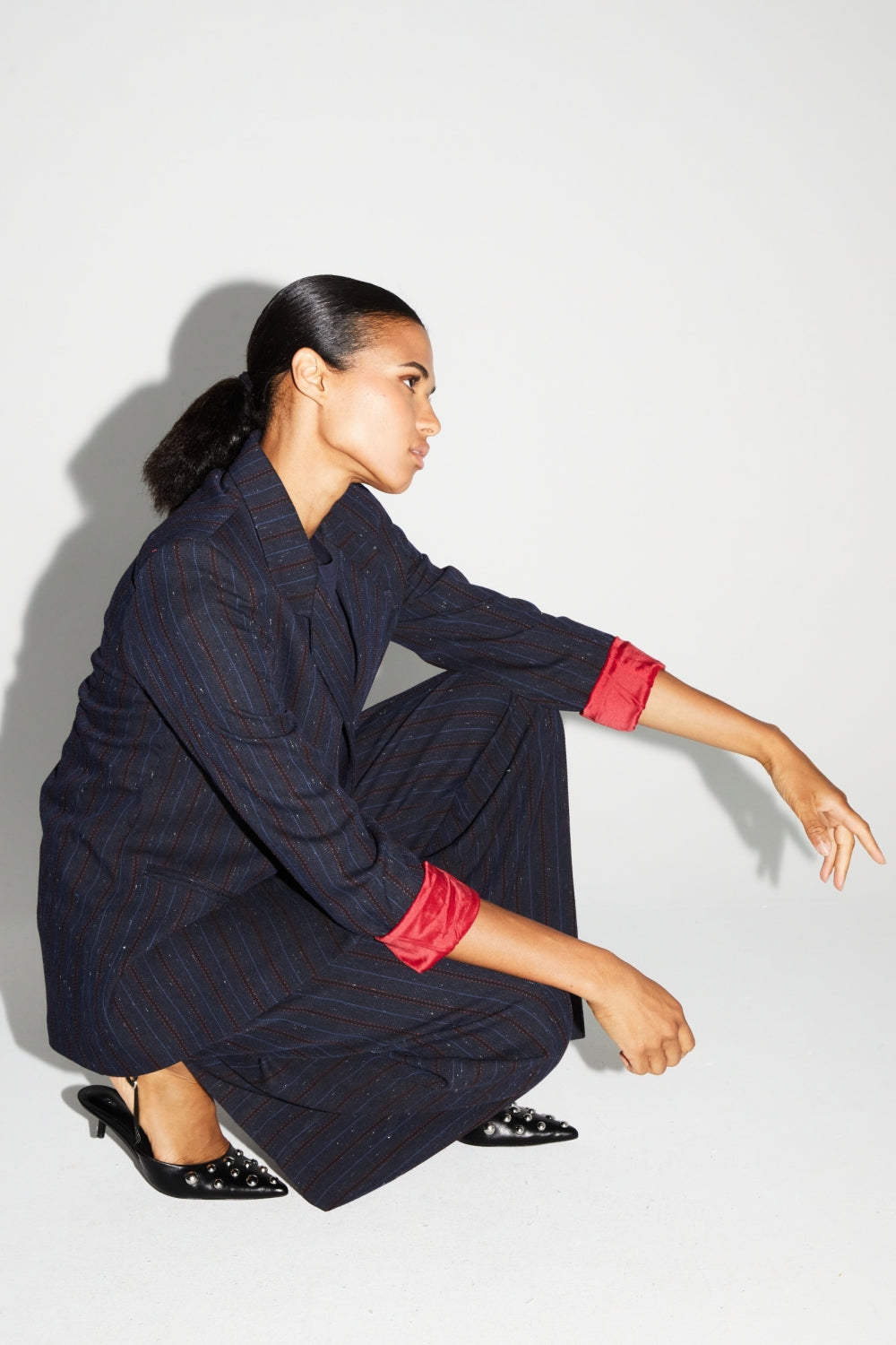Blazer Ema Héritage Navy Fabriqué En Italie