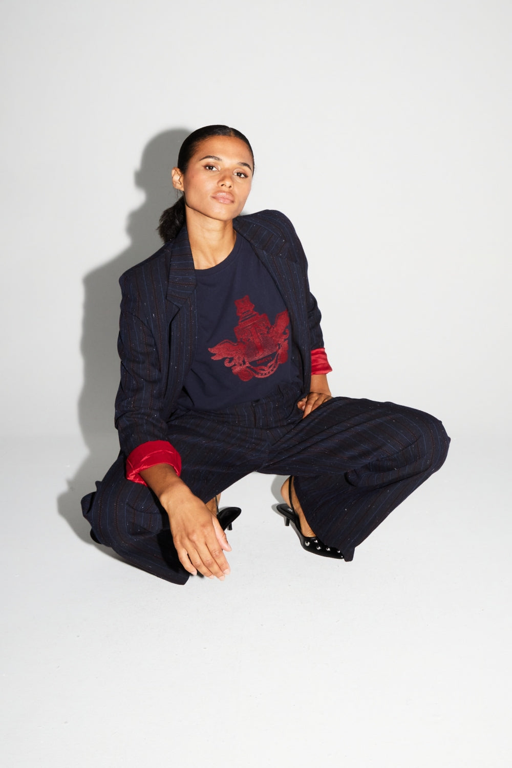 Blazer Ema Héritage Navy Fabriqué En Italie