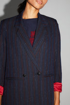 Blazer Ema Héritage Navy Fabriqué En Italie