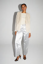 Pantalon Cargo Nolan Mercurio Silver Fabriqué En Italie