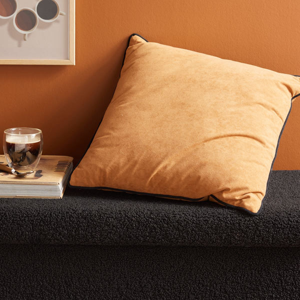 Moka - Coussin Velour - Caramel