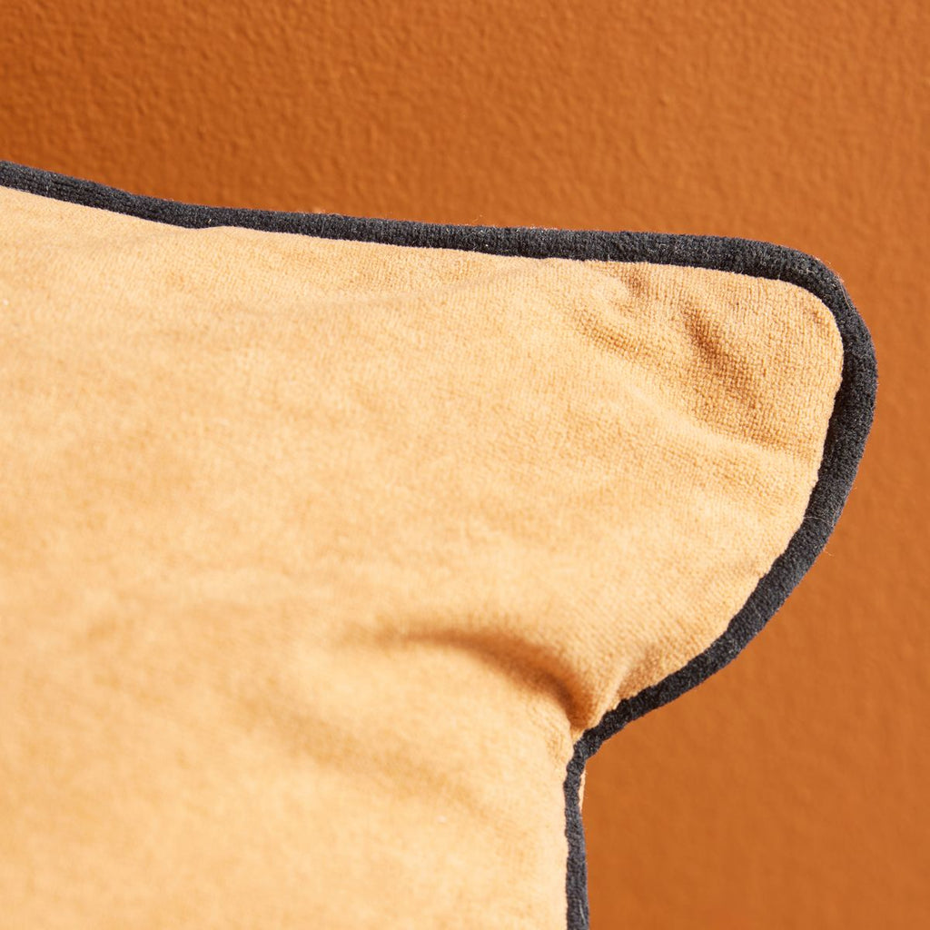 Moka - Coussin Velour - Caramel