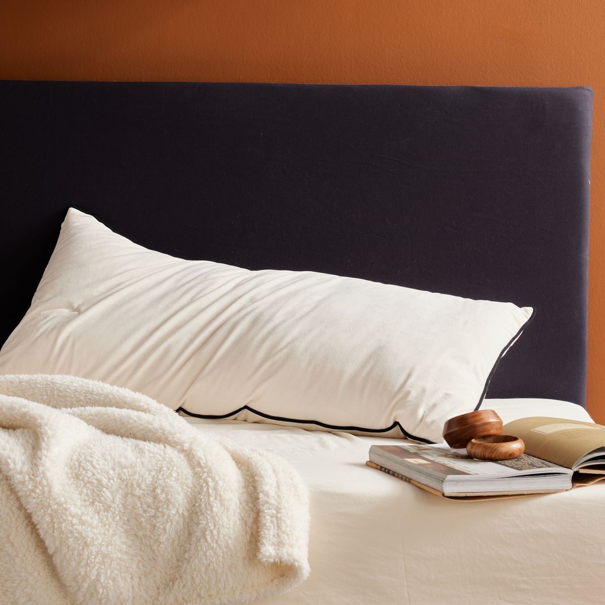 Matcha - Coussin Velour - Blanc