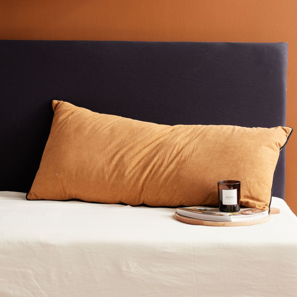 Moka - Coussin Velour - Caramel