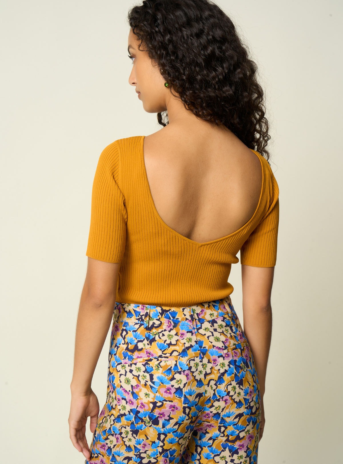 Top Dos Nu En Maille Marilyn - Cumin