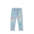 Jean Embroidered Word