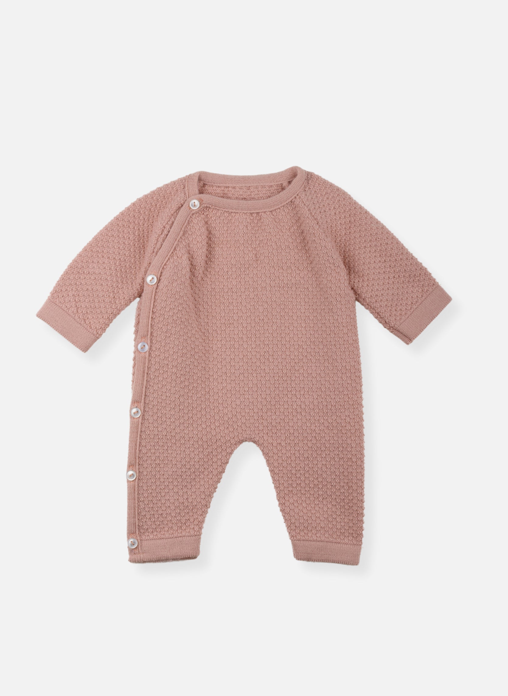 Combinaison Nid D'Abeille - Rose Misty