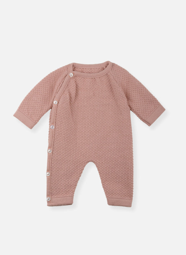 Combinaison Nid D'Abeille - Rose Misty